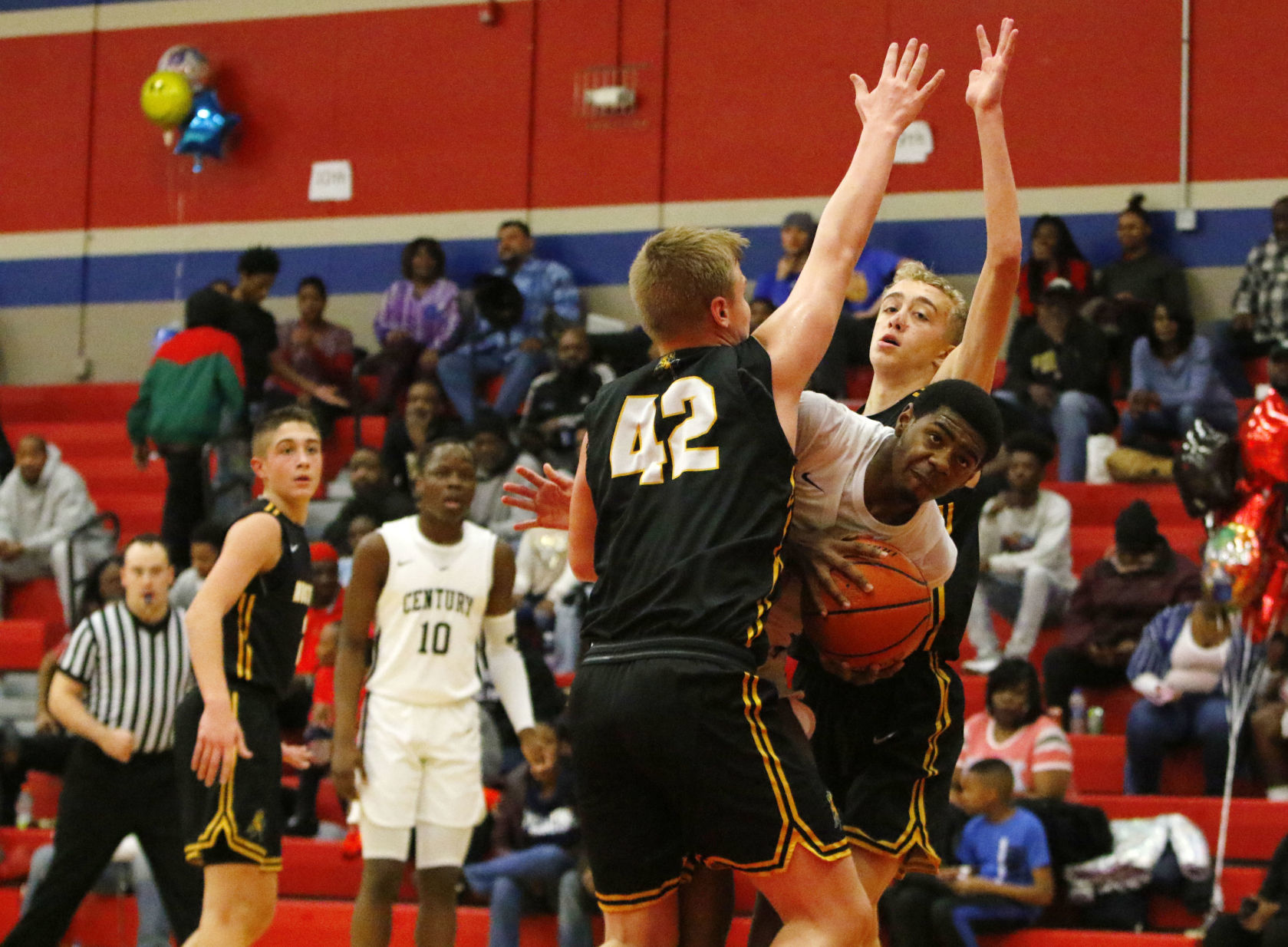 Kouts at 21st Century boys basketball